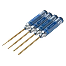 4 шт./компл. RC инструменты шестигранный винт драйвер комплект titanium покрытие закаленные 1,5 2,0 2,5 3,0 мм отвертка для вертолет игрушки