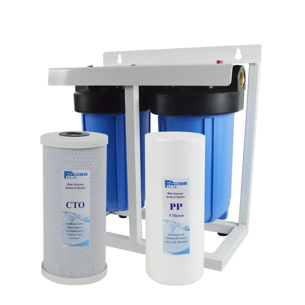 2 stage whole house water filtration system with stand 4 12x10 sediment and carbon - Whole House Water Filtration System 2 stage whole house water filtration system with stand 4 12x10 sediment and carbon - Whole House Water Filtration System