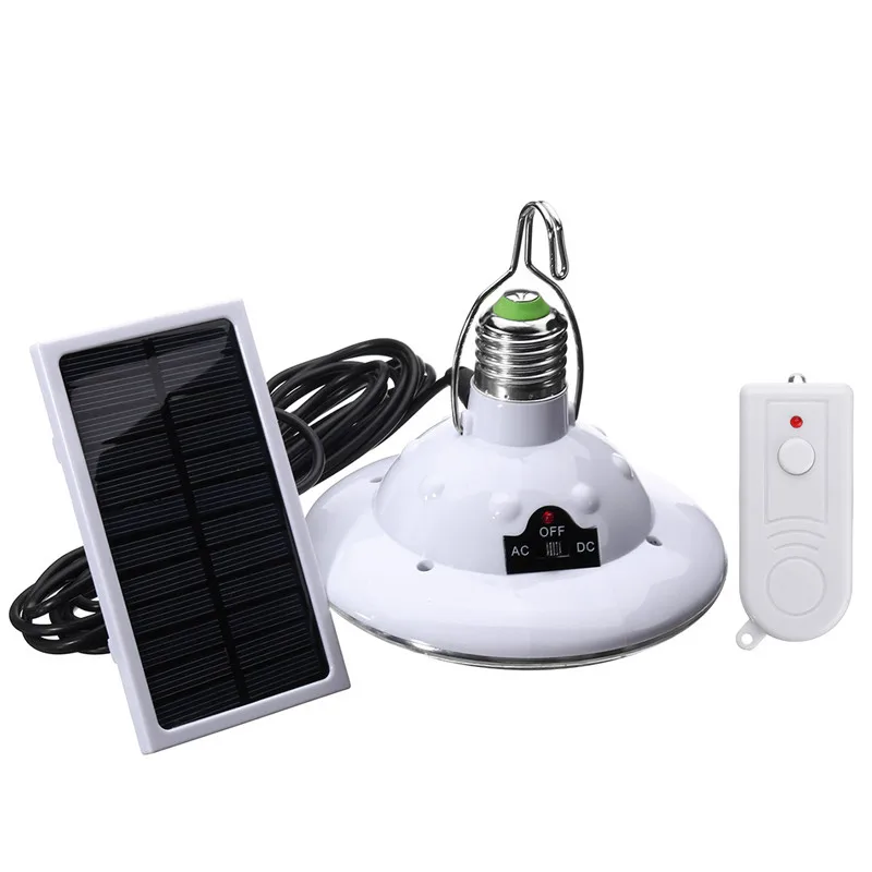 

Smuxi 3.7V 22 LED Solar Powered Light Yard Outdoor Hiking Tent Camping Hanging Lamp With Remote Control Pure White Solar Panel