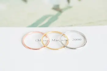 

Fashion Rose Gold Fill SMOOTH Rings any size for thumb ring, first knuckle, pinky or finger Rings