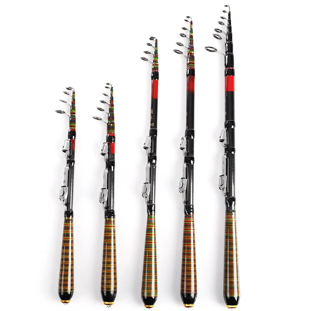 Hot Sale Carbon Fiber Fishing Rod Portable Multifunctional Fishing Rod Portable Mini Lure Fish