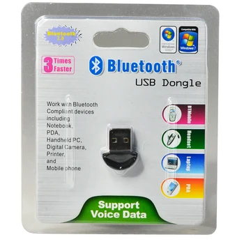 

10pcs/lot USB 2.0 bluetooth dongle adapter retail package for notebook PDA mobile phone printer digital camera handheld PC