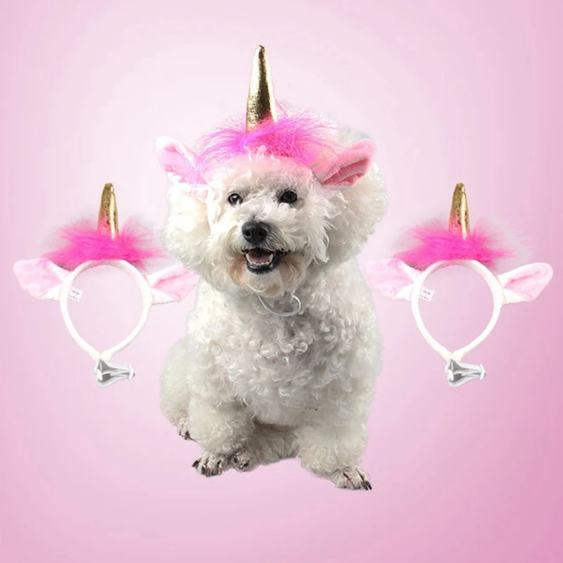

1Pcs Christmas Pet Headdress Headband Festive Decorative Unicorn Pet Hair Accessories Dog Pet Hat Decoration Hot Sale