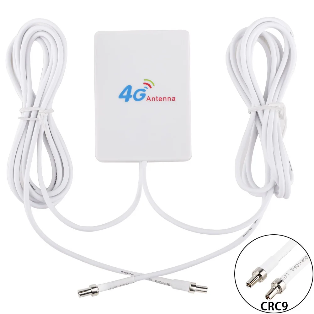 Наружная антенна 4G коннектор SMA TS9 CRC9 внешняя для мобильного усилителя сигнала