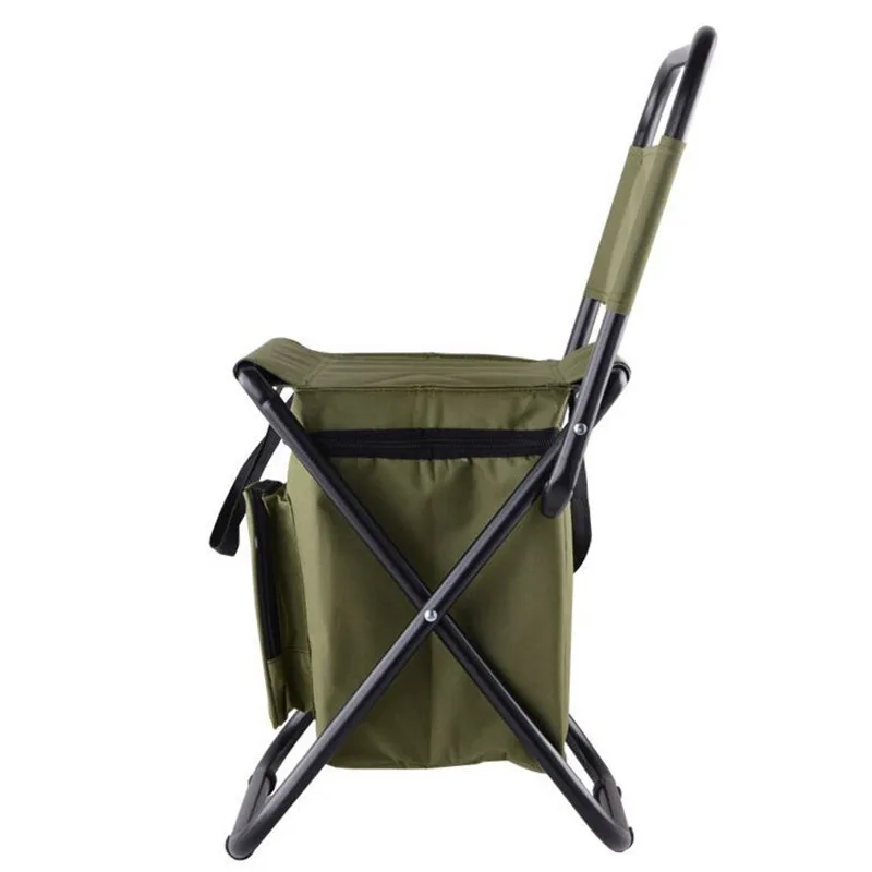 Камуфляжные портативные рыболовные стулья с 600D полиэфирными сумками для хранения нагрузка 100 кг X рама стальные трубы спортивные рыболовные стулья и сумки