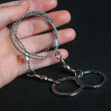 10 шт. лагерь лобзик цепная пила проволочное кольцо ручной инструмент EDC Открытый Climb Поход Охота travel kit практическая аварийного безопасности механизм выживания