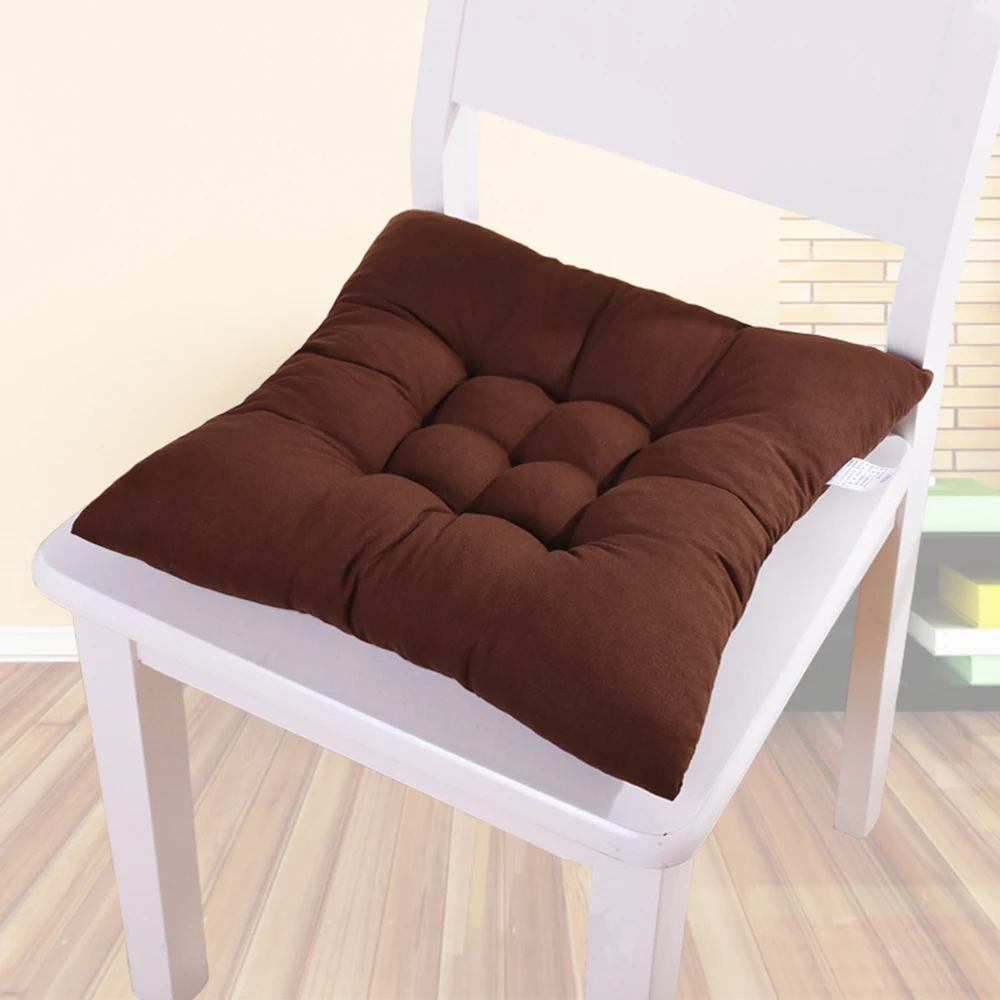 40x40 см Подушка для домашнего сиденья зимний офисный барный стул на заднее сиденье чистый цвет диван с подушками Подушка Ягодицы Подушка для