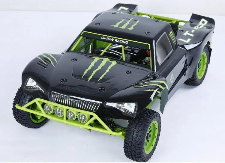 Новый полностью нилон версия красный/зеленый цвет 1/5 RC газ внедорожник 4x4 36cc
