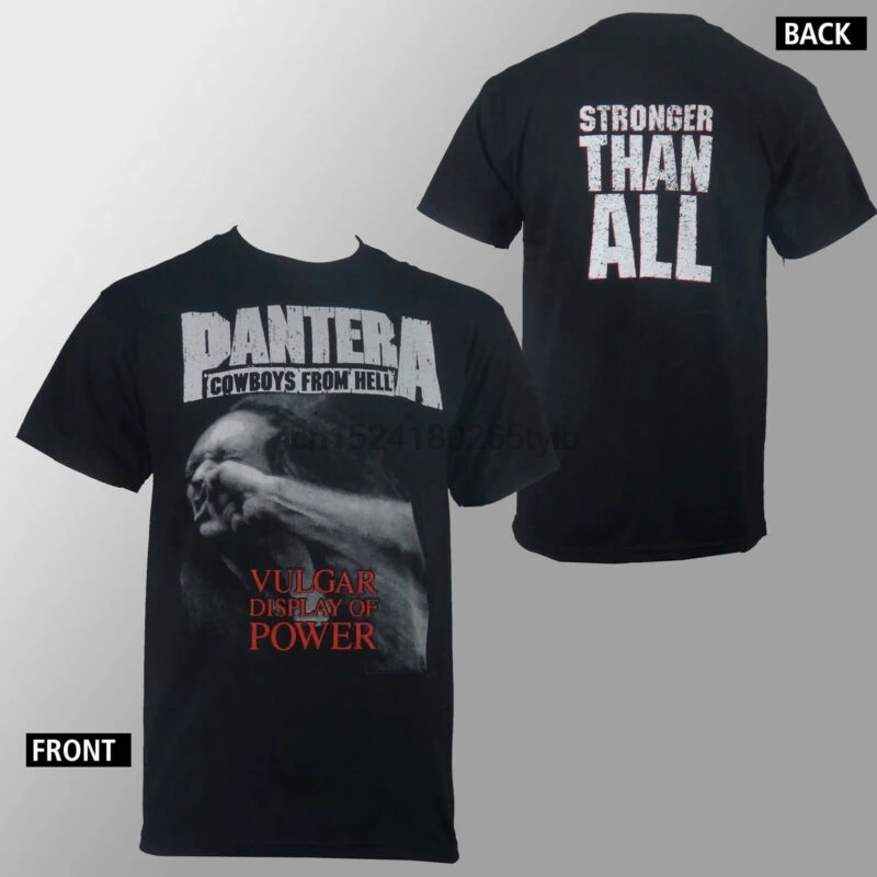 

Authentic PANTERA Vulgar Display Of Power Stronger T-Shirt S M L XL XXL NEW