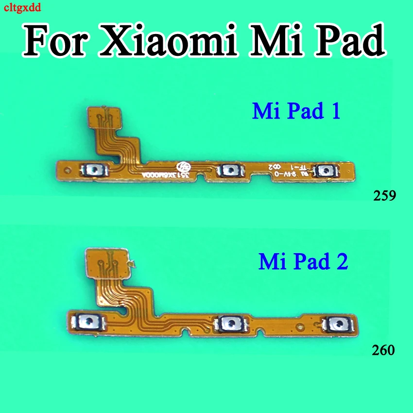 cltgxdd Power Button On / Off Volume Mute Switch Flex Cable For Xiaomi Mi Pad 1 PAD 2 | Обустройство дома