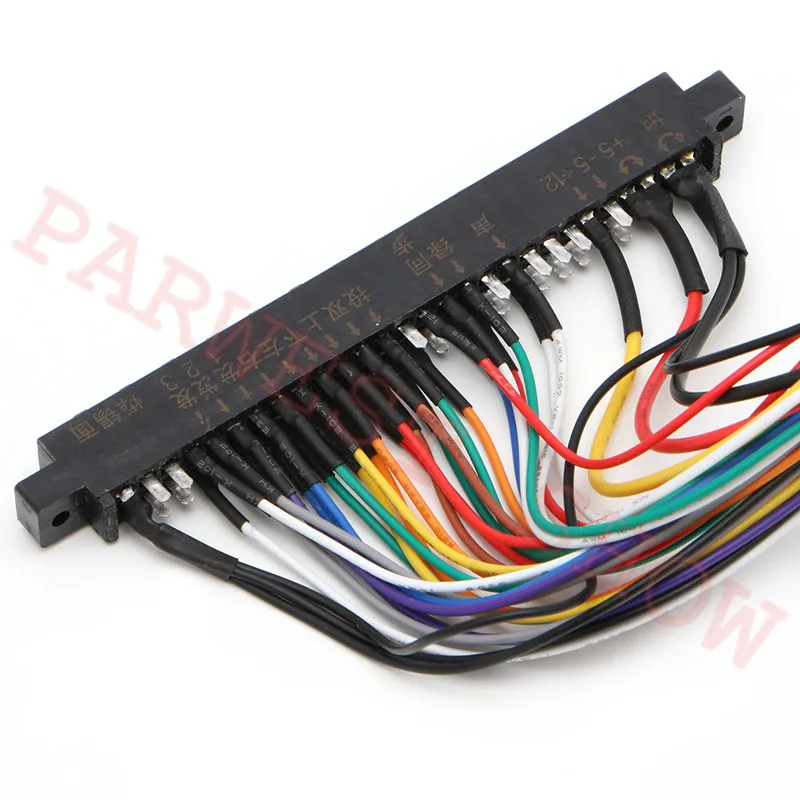 아케이드 게임 보드용 풀 56 핀 100cm Jamma 익스텐더 하네스, JAMMA 캐비닛 와이어 배선 하네스 직조기, 아케이드 PCB 보드