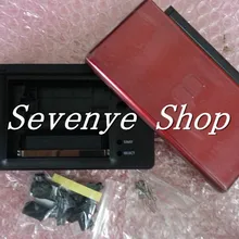 Красный и черный корпус чехол Замена оболочки для nintendo DS Lite NDSL Оболочка Чехол с кнопками комплект