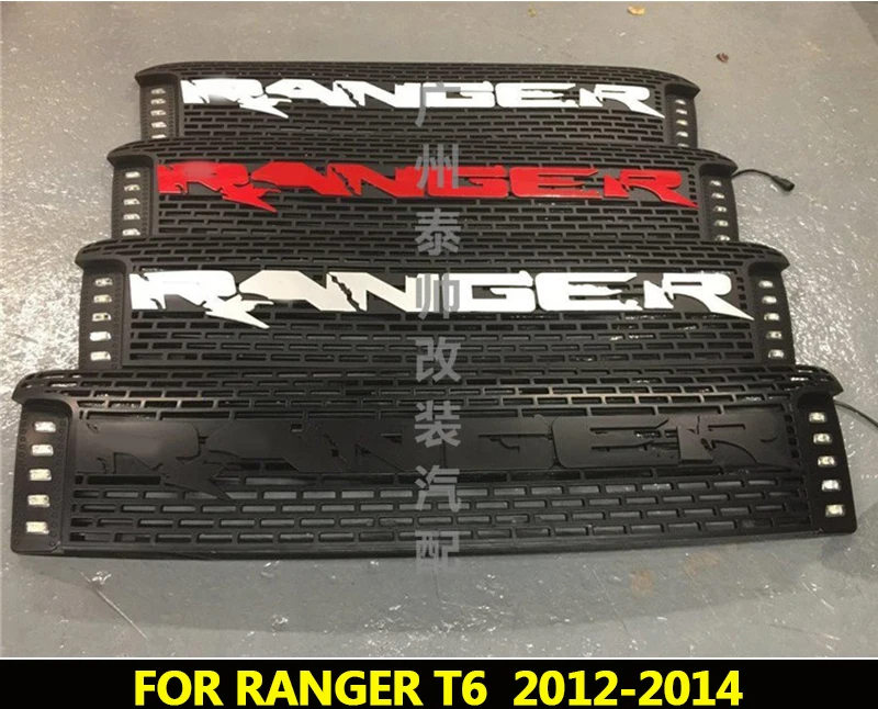

FRONT MASK Racing grills grille black grill trims for Ranger wildtrak T6 txl pickup 2012-2014
