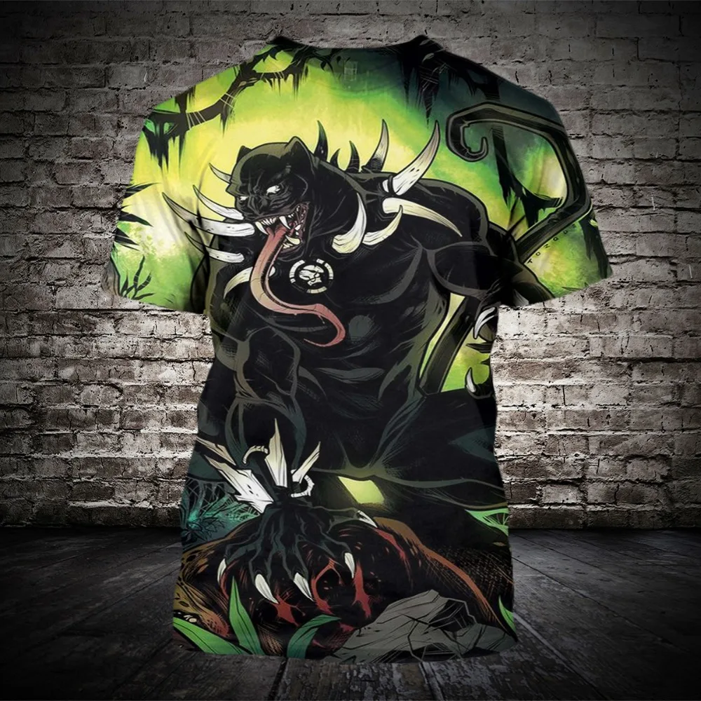#BN-002 BLACK PANTHER - VENOM T-SHIRT 3D-1