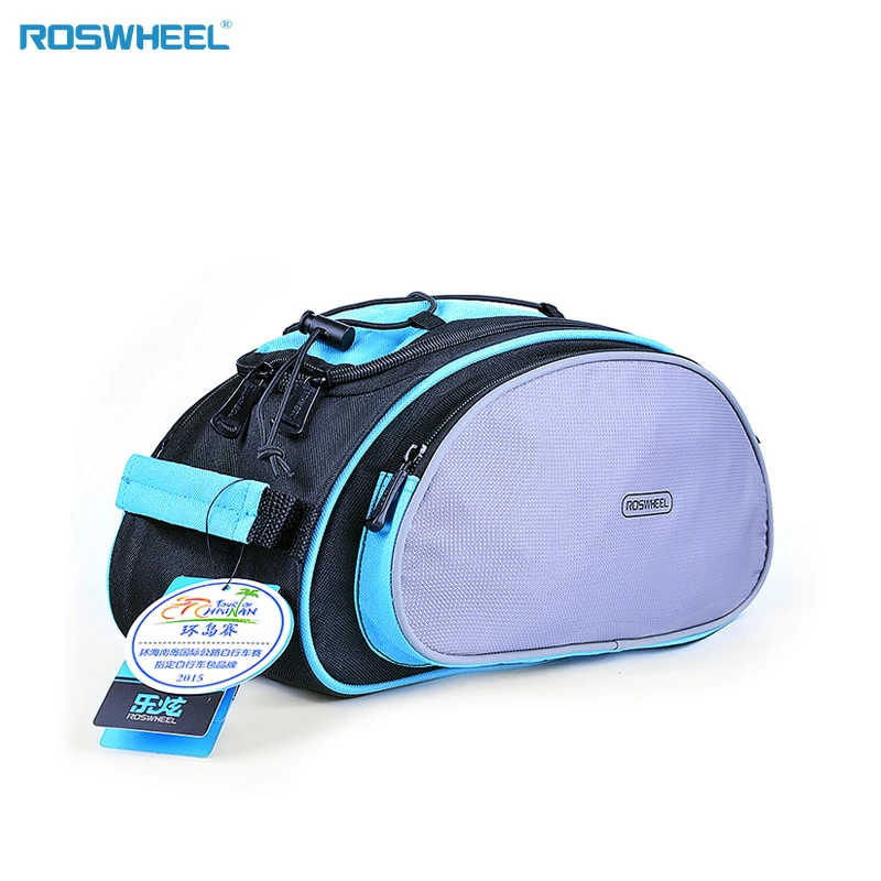 Perfect ROSWHEEL Bicycle Bag  Bike Trunk Bag Rear Seat Bag Pannier 13L Multifunctional Quick Release cargo bag 1