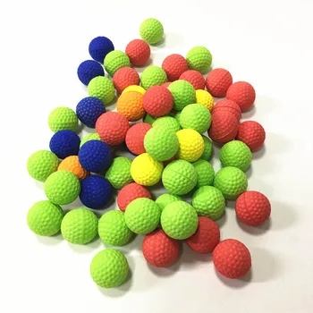 

100pcs Balls For Zeus Apollo Refill Toys 2.2cm EVA ball soft bullet electric manual universal toy Colored and yellow bullet ball