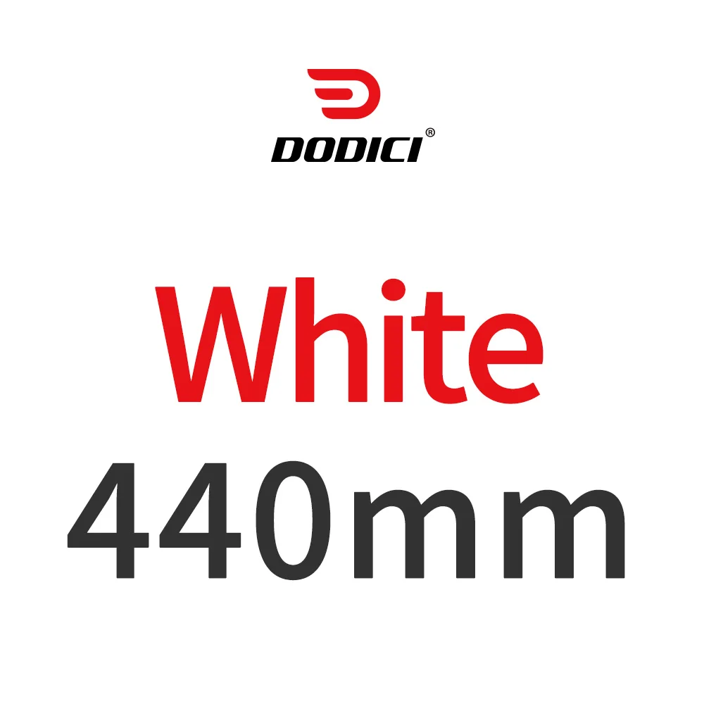 DODICI из углеродного волокна, шоссейный руль глянцевый красный черный, белый цвет из углеродного волокна, шоссейный руль 31,8*400/420/440 мм Велоспорт велосипед Запчасти - Цвет: White 440mm