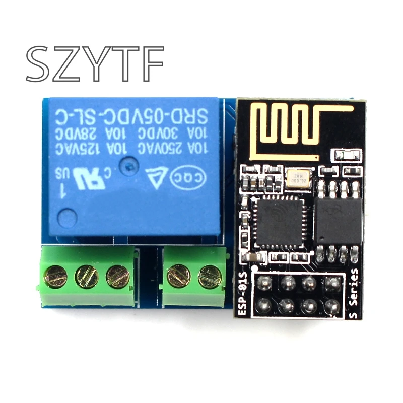 

ESP8266 5V WiFi relay module esp-01s Things smart home remote control switch phone APP