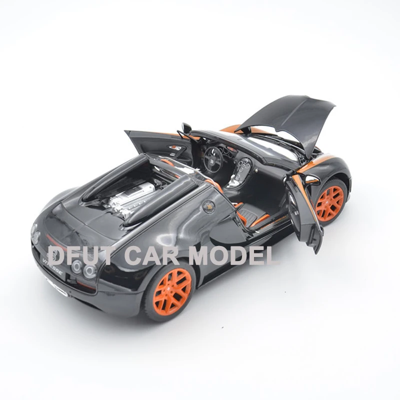 Bugatti сплава автомобиля масштаба 1:18 Veyron 43900 модель Ограниченная серия модель Цвет коробка посылка игрушки для детей Детский подарок