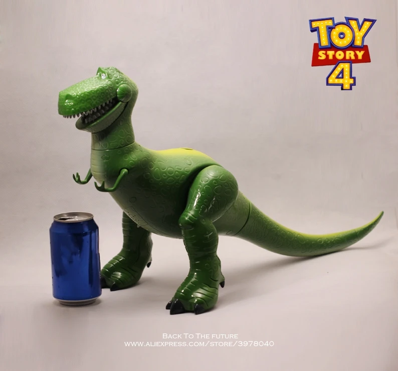 Disney Toy Story 4 Rex Зеленый Динозавр говорящий Q Версия 30 см ПВХ Фигурки мини куклы детские игрушки модель для детей подарок