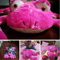 Fancytrader гигантский мягкие животных лягушка плюшевые игрушки детские мягкие игры Pad кукла 50 см 20 дюймов