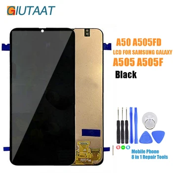 

Front Panel Screen For Samsung Galaxy A50 LCD Display Touch Digitizer Sensor Glass Assembly For Samsung A50 A505 A505F A505FD