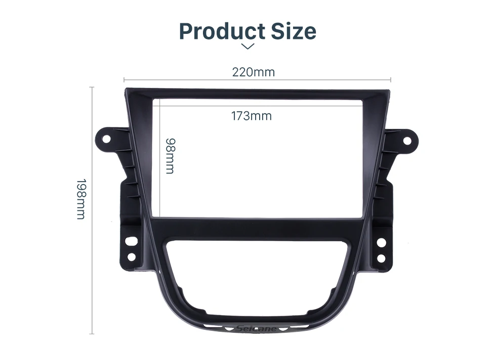 Seicane 2Din Автомобильная Радио Рамка для OPEL MOKKA Surround DVD панель OEM 173*98 мм установка в тире отделка комплект рамка адаптер