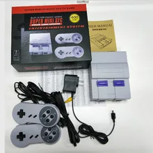 Супер Мини ТВ игровая консоль Поддержка AV Интерфейс Видео игры Беспроводной контроллер встроенный 400 не повторяющиеся Ретро игры