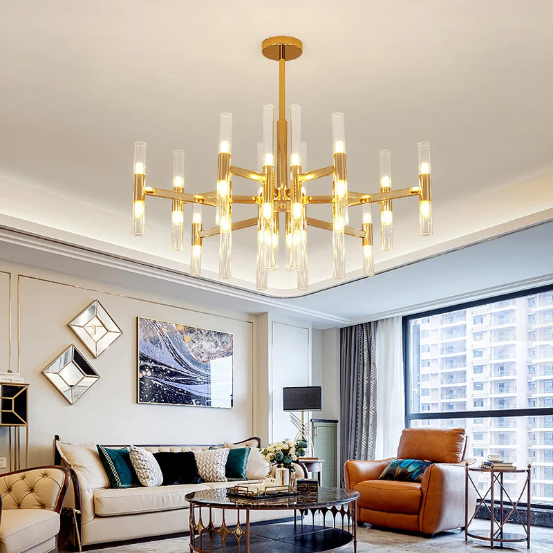Living room chandelier post modern minimalist creative ...