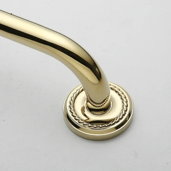 

Vintage Solid Brass Polished Arm Rest Elderly Disabled Safety Gold Non Slip Barrier Toilet Arm Mounting Bathroom Accessories d0