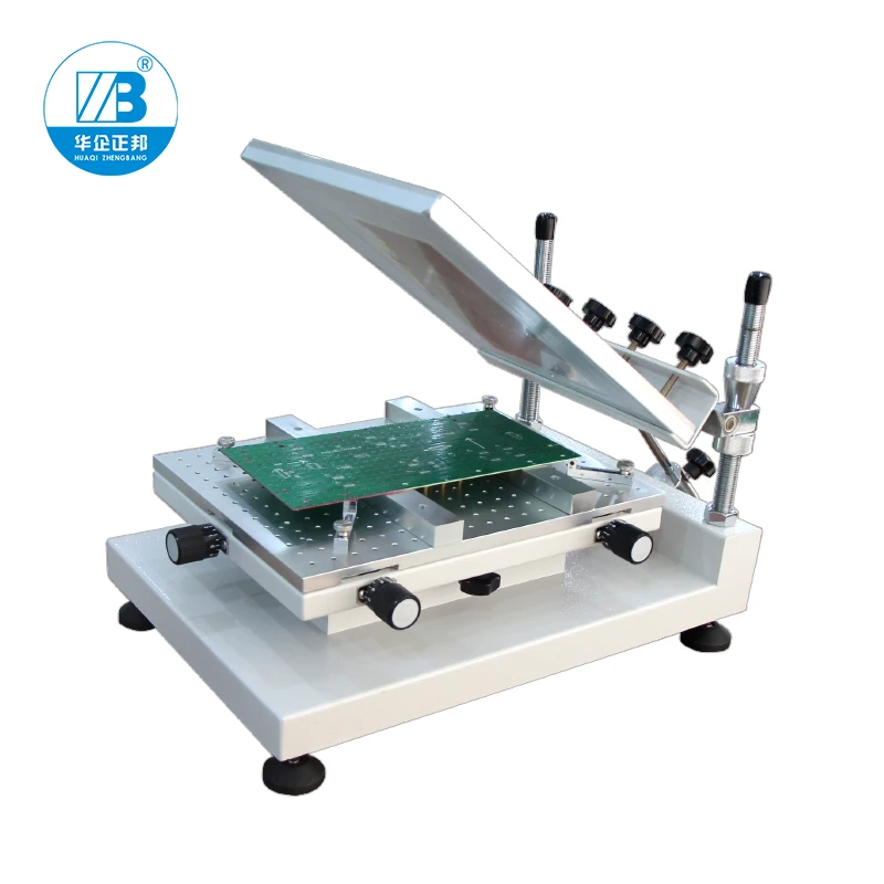 High Precise Screen Printing Table Manual Solder Paste Stencil Printer 250*400mm SMT Solder Paste Screen Printing Machine