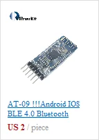 AT-09! Android IOS BLE 4,0 модуль Bluetooth для arduino CC2540 CC2541 Серийный беспроводной модуль, совместимый HM-10