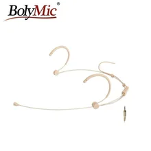 Bolymic профессиональная гарнитура головной микрофон с 3,5 мм винт jack microfoon