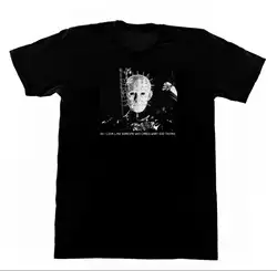 Pin Head Hellraiser-футболка 188 рубашка Hell Raiser Clive Barker культовый фильм ужасов, Модная стильная мужская футболка, Классическая футболка из 100% хлопка