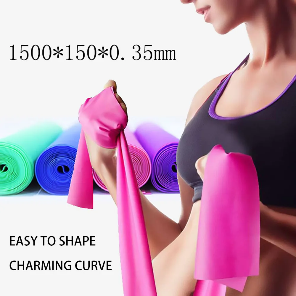 FDBRO Yoga Resistance Bands Yoga Practise Elastic Straps Body Fitness