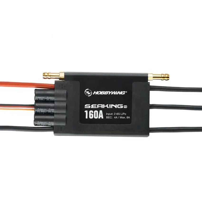 الأصلي Hobbywing Seaking برو Bootsregler 160A BEC 4A 2-6 s BL موتور ESC HV BEC ل RC R /c سباق قارب الأصلي Hobbywing Seaking برو Bootsregler 160A BEC 4A 2-6 s BL موتور ESC HV BEC ل RC R /c سباق قارب