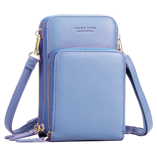 Mini Shoulder Bag Women Crossbody Cell Phone Bag Leisure Purse Leather Daily Use Card Phone ...