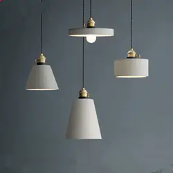 Nordic современный цемента подвесной светильник Утюг подвесной светильник для Гостиная бар Спальня Ресторан освещения Decor