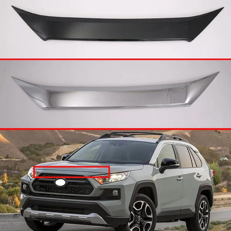 Для TOYOTA Rav4 (XA50) 2019 2020 передний капот гриль решетка бампер сетка для губ накладка