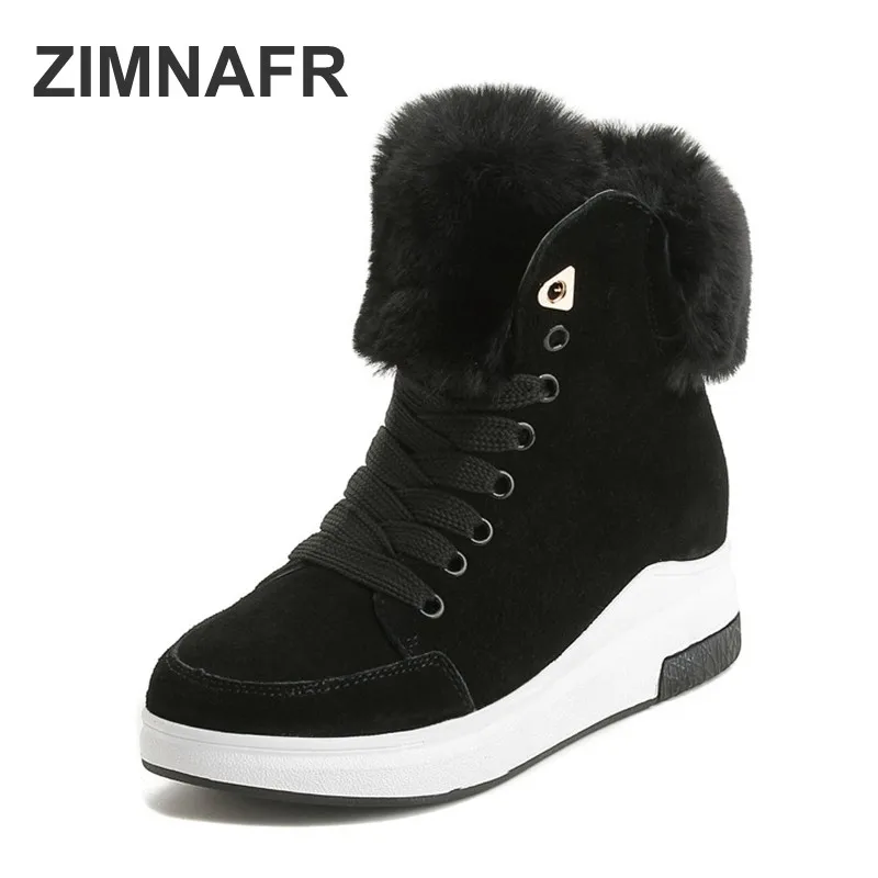 

women brand boots 2018 genuine leather cowhide women snow boots autumn&winter new casual boots women snow boots
