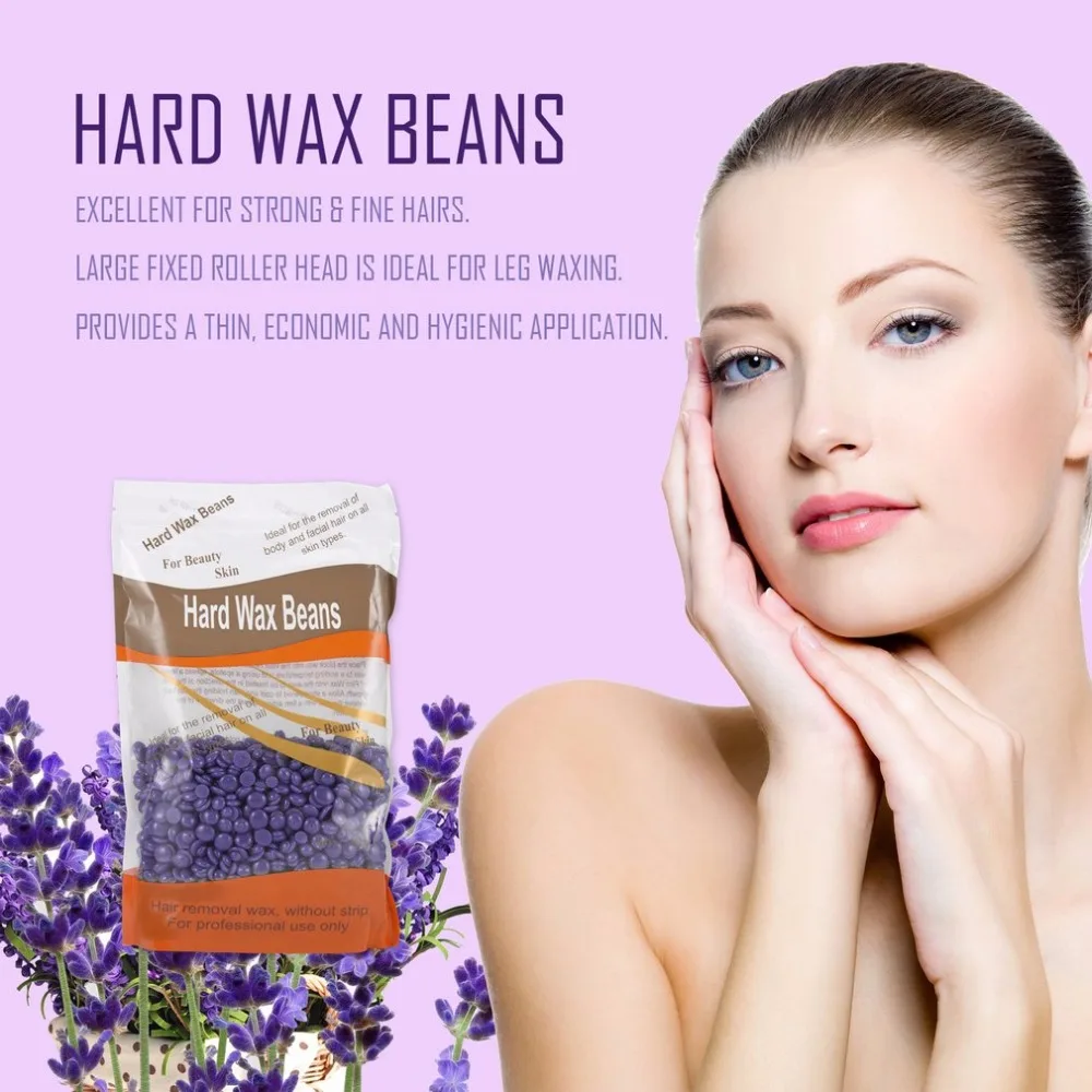 300g/pack No Strip Depilatory Hot Film Hard Wax Beans Pellet Waxing
