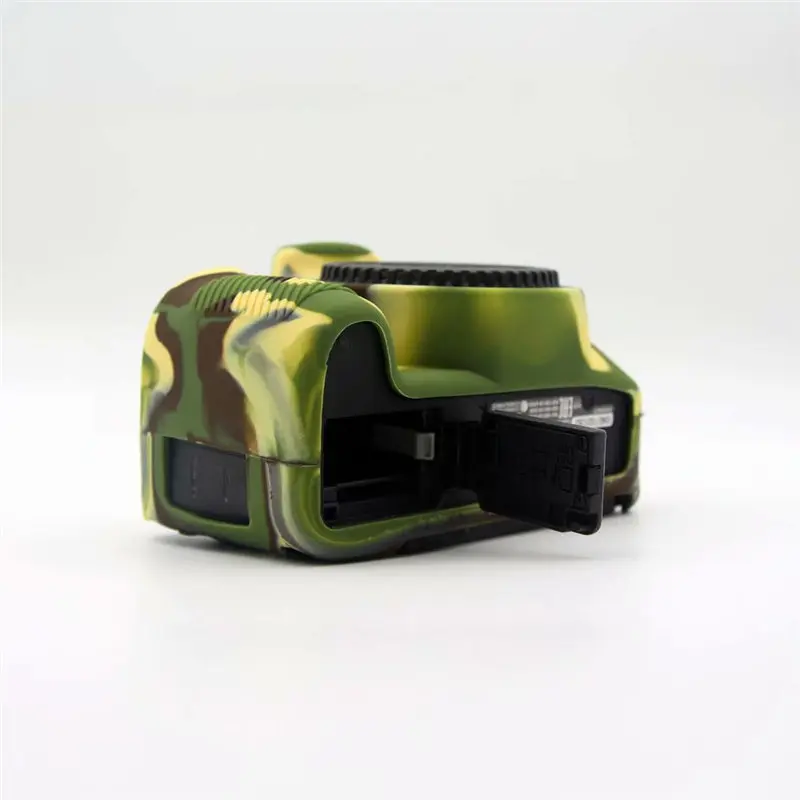 Olivemoon Камера силиконовый резиновый чехол для цифровой однообъективной зеркальной камеры Canon EOS 200D 80D 70D 7DII 60D 6D 1300D Soft Shell