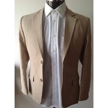 Изготовленный на заказ, чтобы измерить Свадебный костюм для жениха s для мужчин, сшитые бежевые смокинги для мужчин, Свадебный костюм для жениха(куртка+ брюки+ жилет+ галстук