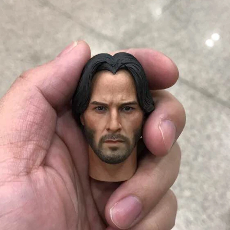 

1/6 Head Sculpt Infernal eleven Quickly kill Keanu Head Carving Model For 12" Action Figure