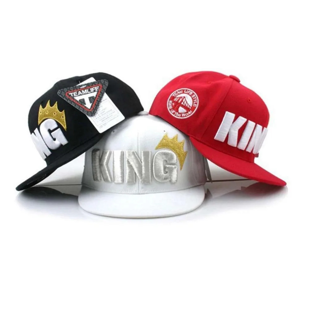

High Quality and Stylish 3 Colors Children Boys Girls King Letter Crown Pattern Baseball Cap Adjustable Brimmed Hats Hot
