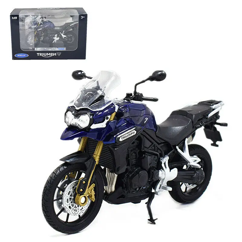 Welly 1:18 TRIUMPH Tiger Explorer модель мотоцикла велосипед игрушка Новинка в коробке