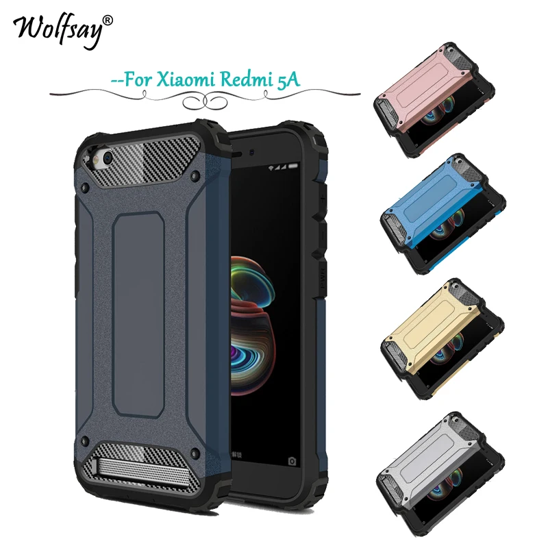 

For Xiaomi Redmi 5A Case Shockproof Armor Rubber Silicone Hard PC Phone Case Xiaomi Redmi 5A Back Cover Xiaomi Redmi 5A Fundas