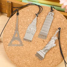 1 шт случайный мир строительный подарок закладки маркер канцелярские принадлежности подарок реалистичный кавайный мультфильм закладки для офиса школьные принадлежности