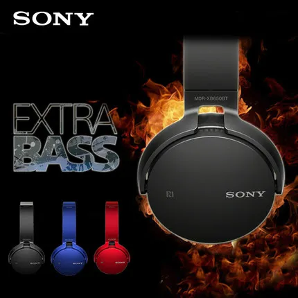 Беспроводные наушники SONY MDR XB650BT EXTRA BASS Bluetooth NFC с микрофоном NFC|Наушники и