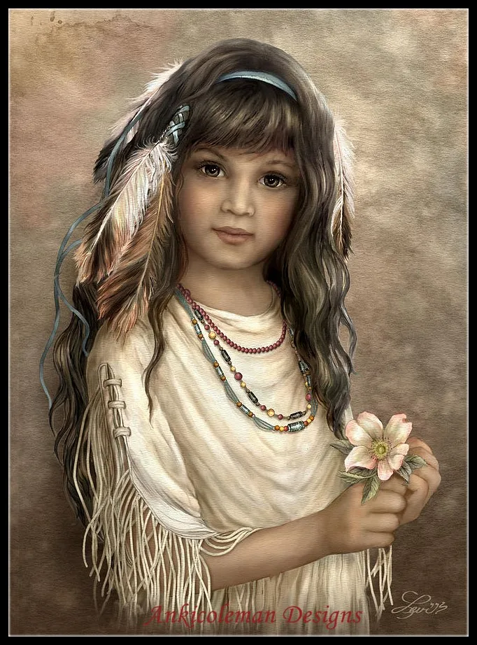

Cherokee Rose - Counted Cross Stitch Kits - DIY Handmade Needlework For Embroidery 14 ct Cross Stitch Sets DMC Color